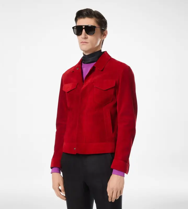 CASHMERE SUEDE WESTERN JACKET online